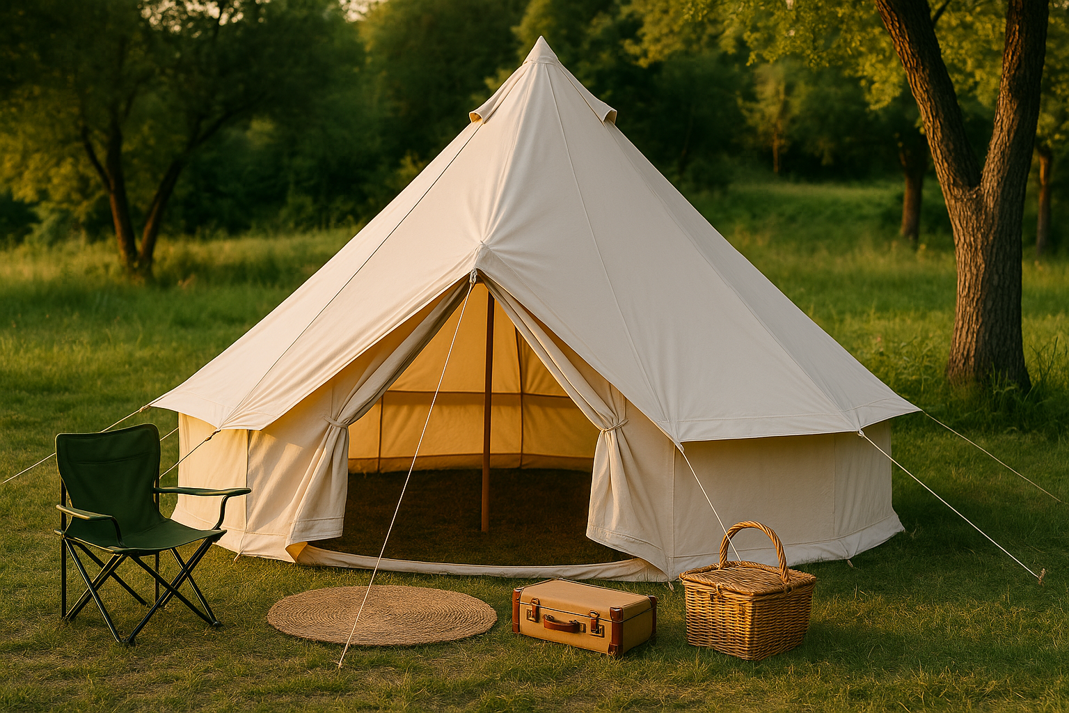 Camping Tents WHITEDUCK Regatta Canvas Bell Tent