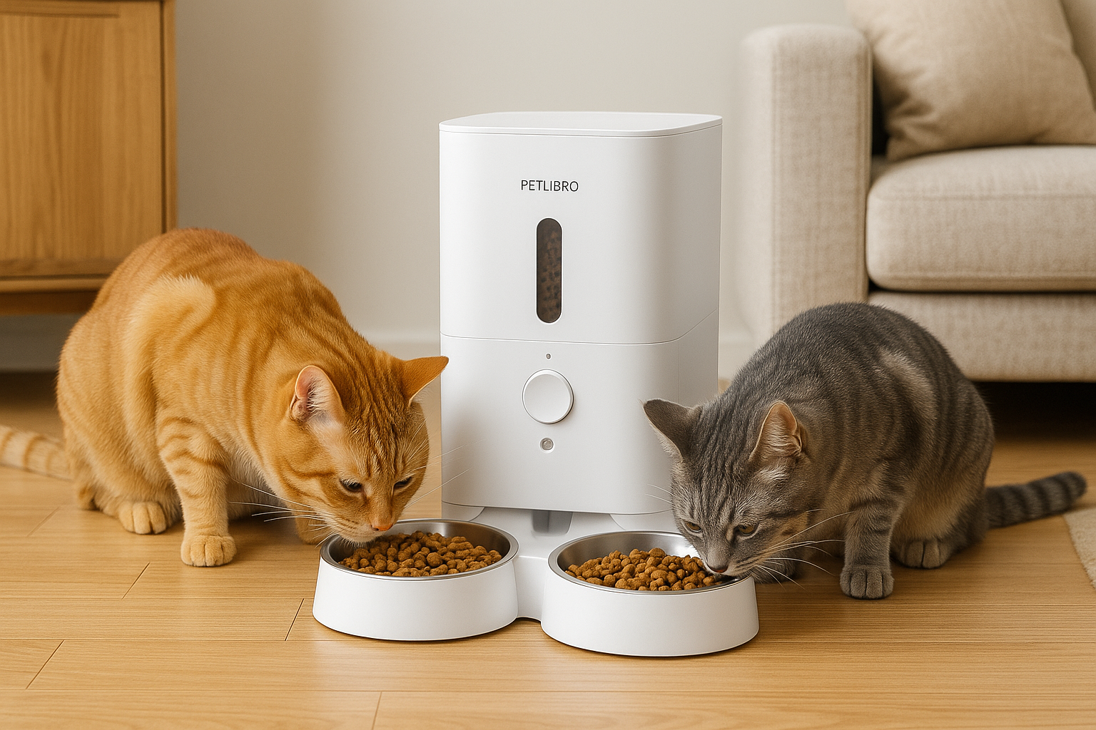 Pet Gadgets – PETLIBRO 5L Automatic Cat Feeder for 2 Cats