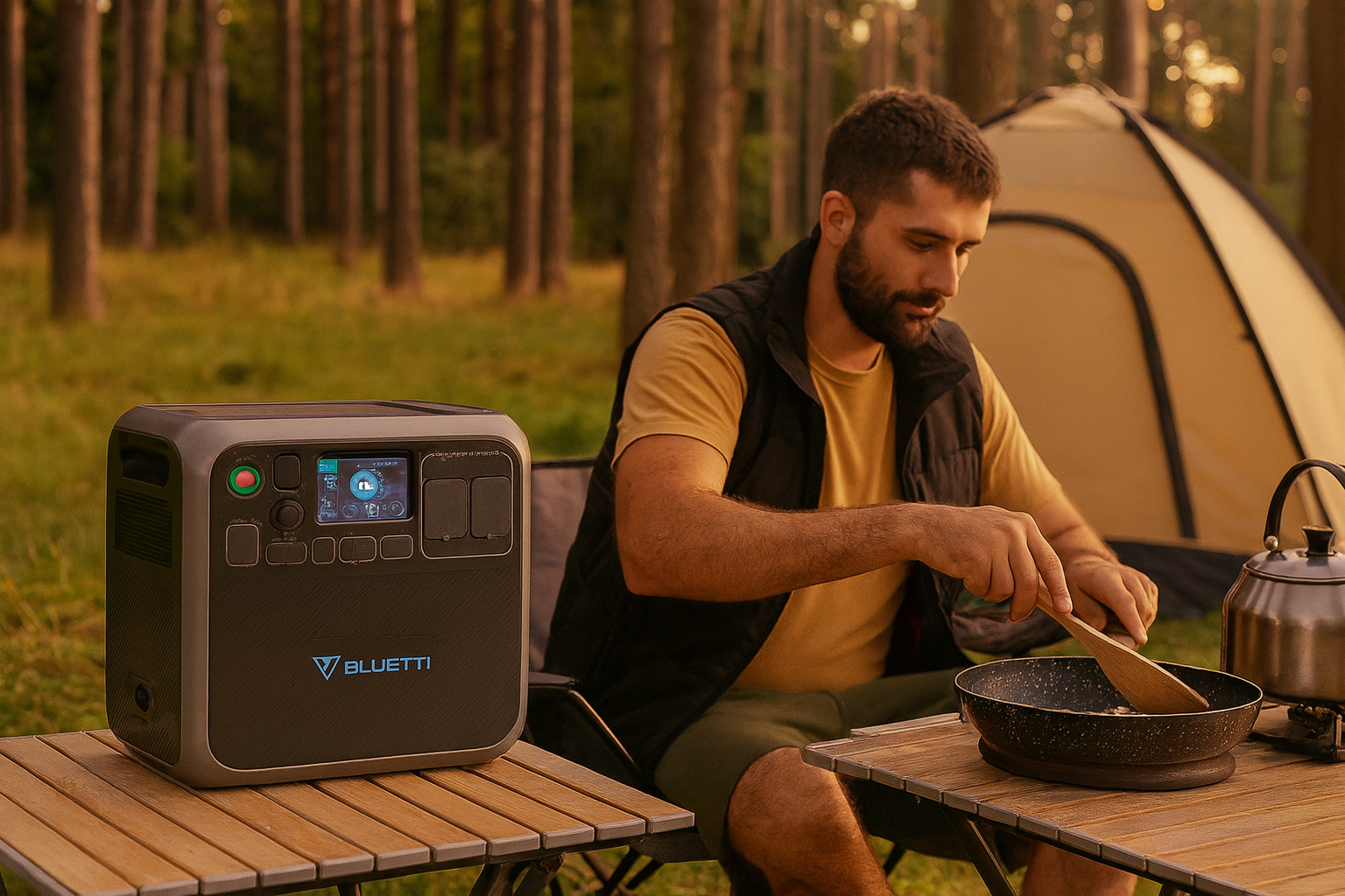 Portable Power Stations — Solar Generator — BLUETTI AC200P Portable Power Station