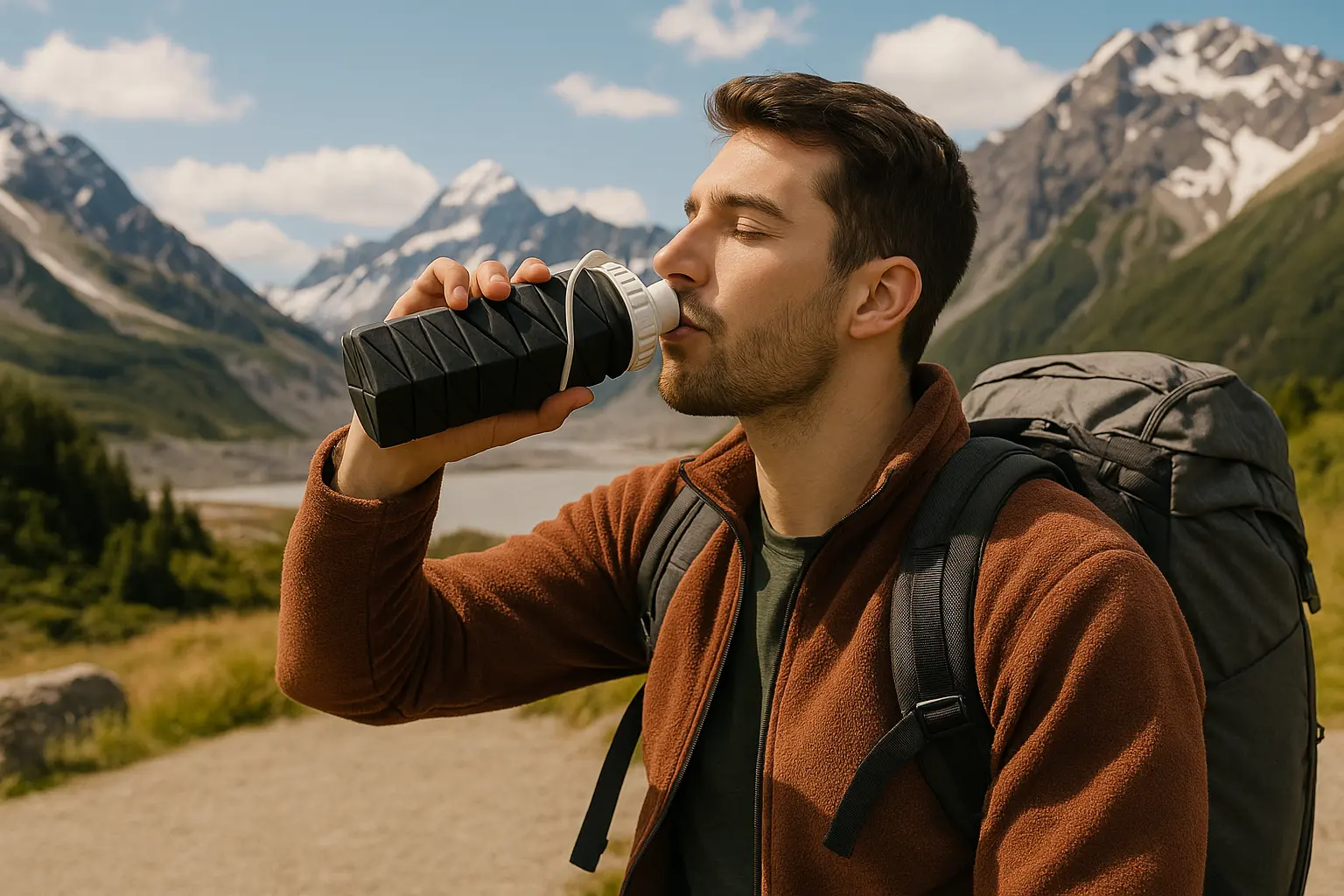 Travel Essentials — Collapsible Water Bottle — BEAUTAIL