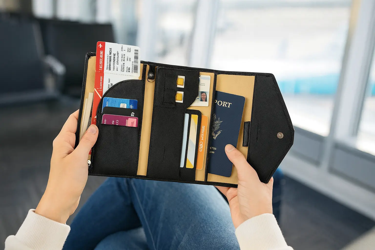 Travel Essentials — Passport Wallet & Organizer — ZOPPEN Travel Wallet
